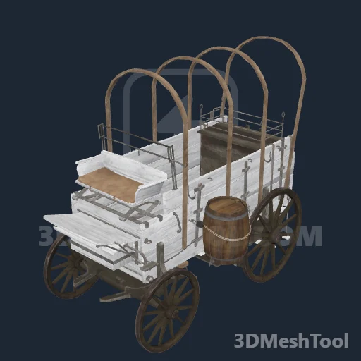 s_chuckwagon01xsetup: foto do modelo no RedM (RDR2)