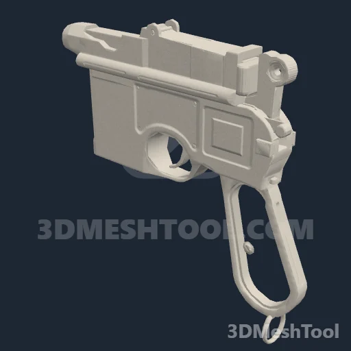w_pistol_mauser01 - hash 0xCAF16EB6 / 3404820150: foto no RedM (RDR2)
