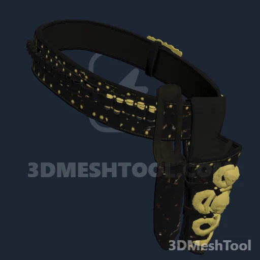 CLOTHING_F_R1_GUNBELT_000: foto do modelo no RedM (RDR2)