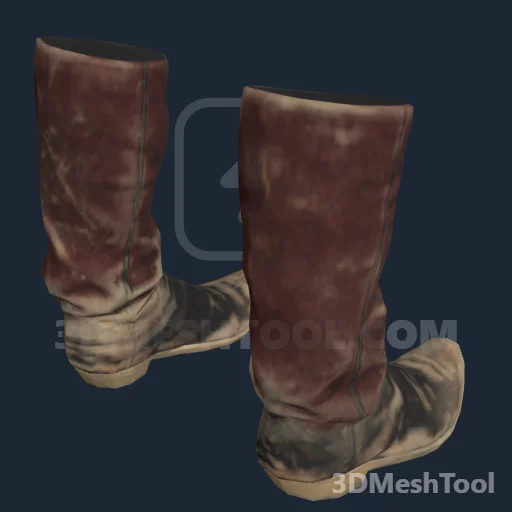 CLOTHING_HL_PLAYER_BOOT_000_3: foto do modelo no RedM (RDR2)