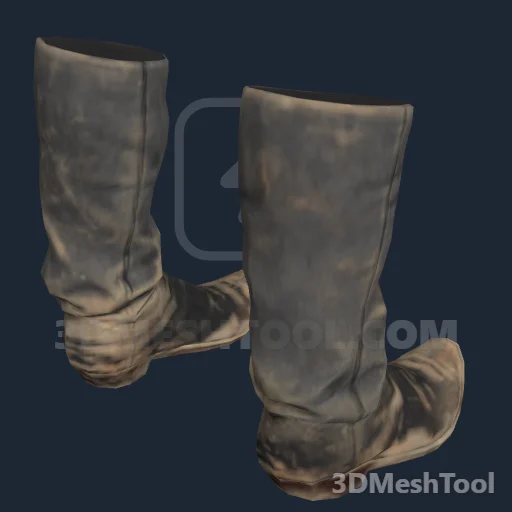 CLOTHING_HL_PLAYER_BOOT_000_4: foto do modelo no RedM (RDR2)