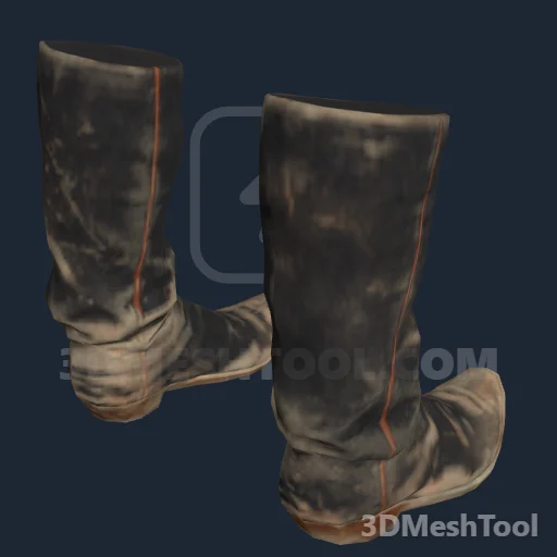 CLOTHING_HL_PLAYER_BOOT_000_5 - hash 0x996F23BA / 2574197690: foto no RedM (RDR2)
