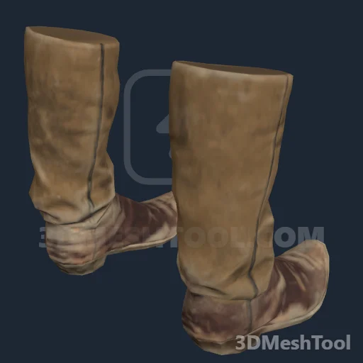 CLOTHING_HL_PLAYER_BOOT_000_7: foto do modelo no RedM (RDR2)
