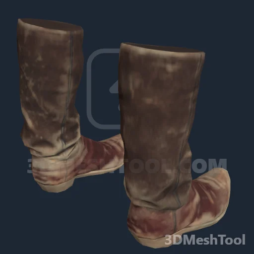 CLOTHING_HL_PLAYER_BOOT_000_9: foto do modelo no RedM (RDR2)