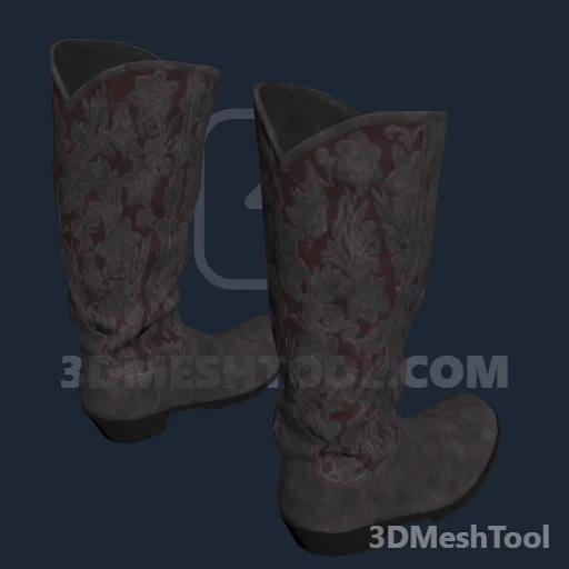 CLOTHING_HL_PLAYER_BOOT_016_6: foto do modelo no RedM (RDR2)