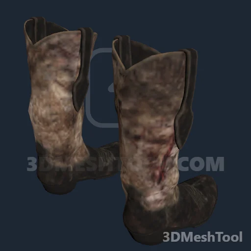 CLOTHING_HL_PLAYER_BOOT_042_1: foto do modelo no RedM (RDR2)
