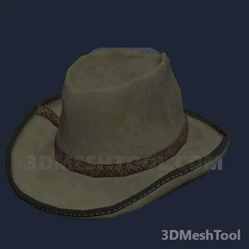 CLOTHING_HL_PLAYER_HAT_003_8: foto do modelo no RedM (RDR2)