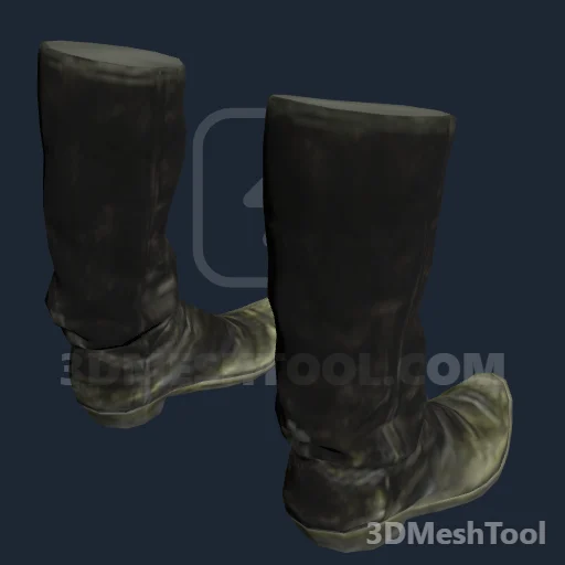 CLOTHING_ITEM_BOOTS_PZERO_000: foto do modelo no RedM (RDR2)