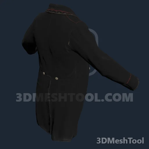 CLOTHING_ITEM_F_BLACKROSE_COAT_000: foto do modelo no RedM (RDR2)