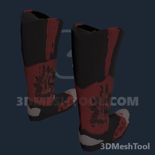 CLOTHING_ITEM_F_BOOTS_028: foto do modelo no RedM (RDR2)