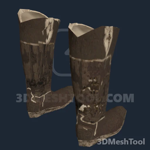 CLOTHING_ITEM_F_BOOTS_030: foto do modelo no RedM (RDR2)