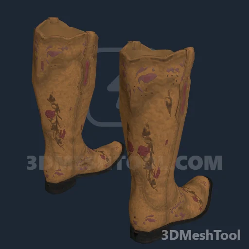 CLOTHING_ITEM_F_BOOTS_301: foto do modelo no RedM (RDR2)