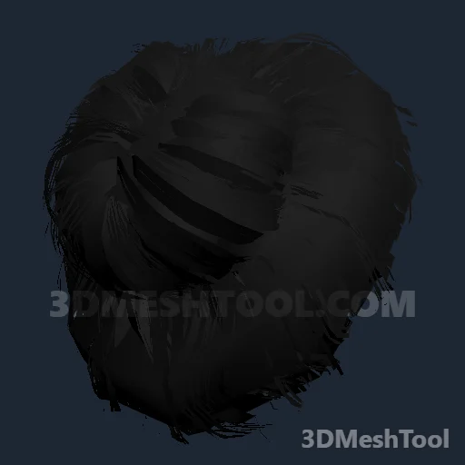 CLOTHING_ITEM_F_HAIR_001_JET_BLACK - hash 0x79CD8A6C / 2043513452: foto no RedM (RDR2)