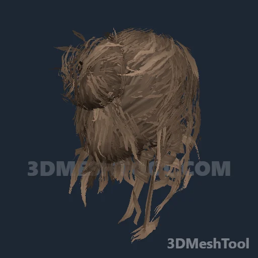 CLOTHING_ITEM_F_HAIR_002_DARK_BLONDE: foto do modelo no RedM (RDR2)