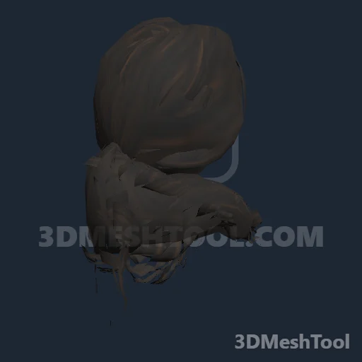 CLOTHING_ITEM_F_HAIR_004_DARKEST_BROWN: foto do modelo no RedM (RDR2)