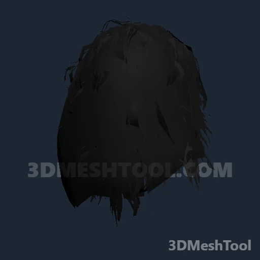 CLOTHING_ITEM_F_HAIR_007_JET_BLACK: foto do modelo no RedM (RDR2)