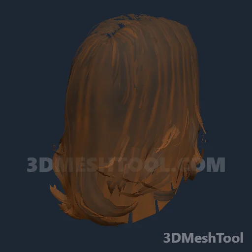 CLOTHING_ITEM_F_HAIR_010_DARK_GINGER: foto do modelo no RedM (RDR2)