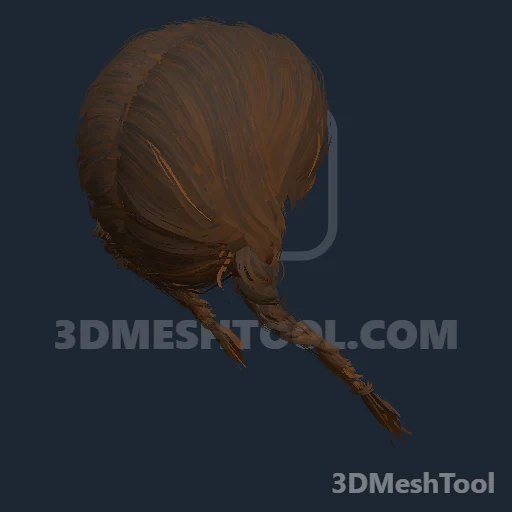 CLOTHING_ITEM_F_HAIR_012_DARK_GINGER: foto do modelo no RedM (RDR2)