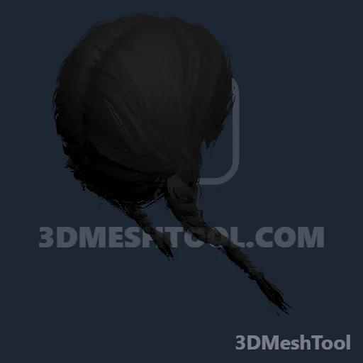 CLOTHING_ITEM_F_HAIR_012_JET_BLACK: foto do modelo no RedM (RDR2)