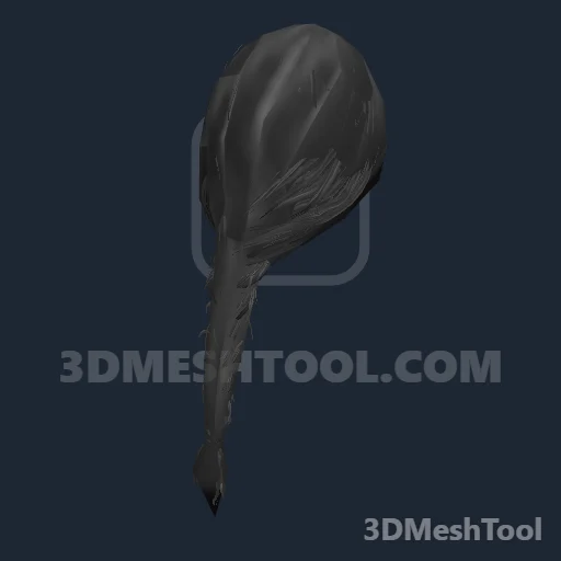 CLOTHING_ITEM_F_HAIR_013_DARK_GREY: foto do modelo no RedM (RDR2)