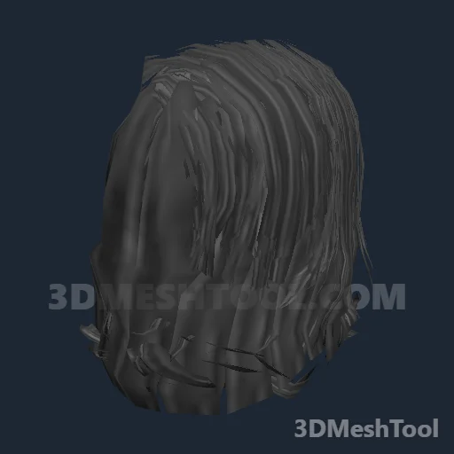 CLOTHING_ITEM_F_HAIR_020_DARK_GREY: foto do modelo no RedM (RDR2)