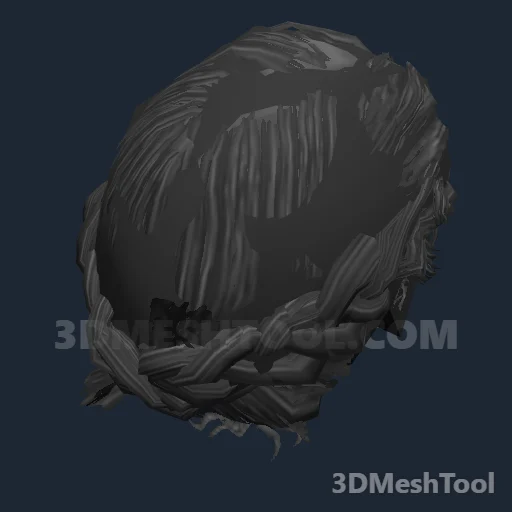 CLOTHING_ITEM_F_HAIR_023_DARK_GREY - hash 0xD9BF4B00 / 3653192448: foto no RedM (RDR2)