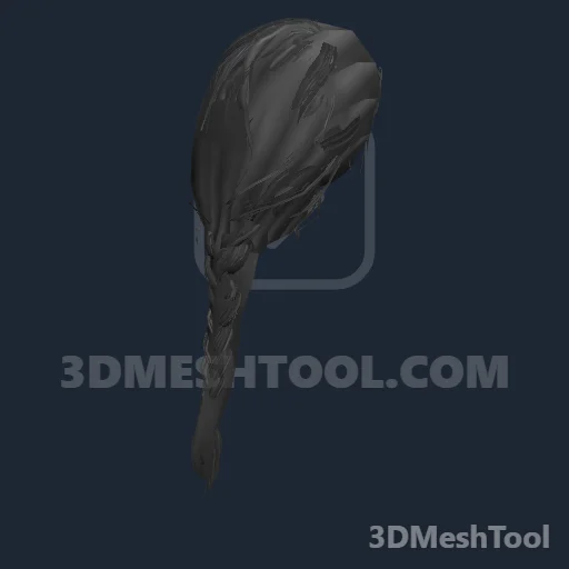 CLOTHING_ITEM_F_HAIR_026_DARK_GREY - hash 0x45B2F701 / 1169356545: foto no RedM (RDR2)