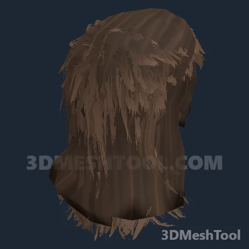 CLOTHING_ITEM_F_HAIR_302_BROWN: foto do modelo no RedM (RDR2)
