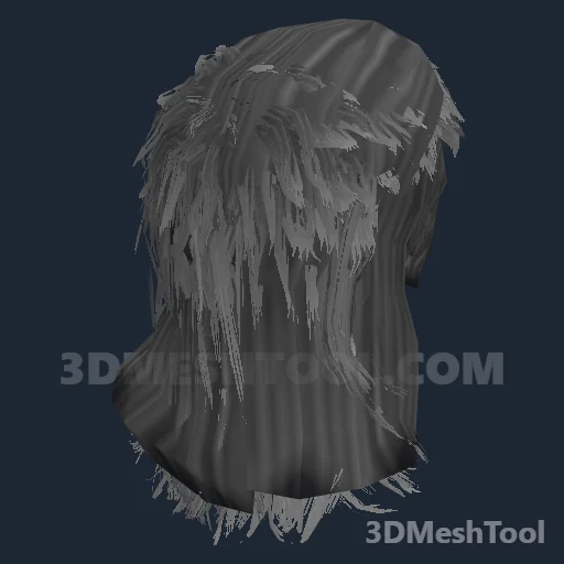 CLOTHING_ITEM_F_HAIR_302_GREY: foto do modelo no RedM (RDR2)