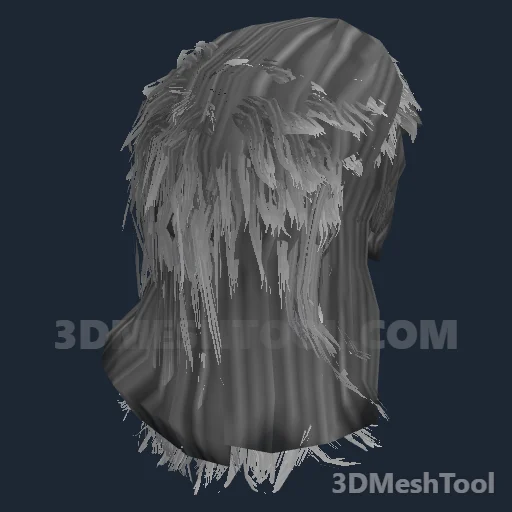 CLOTHING_ITEM_F_HAIR_302_LIGHT_GREY: foto do modelo no RedM (RDR2)