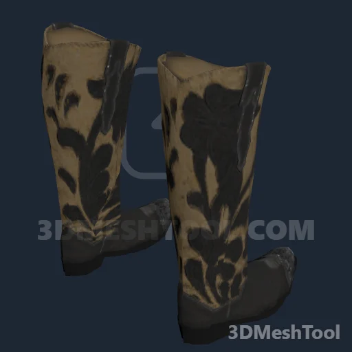 CLOTHING_ITEM_F_OUTLAW_BOOTS_000 - hash 0xD4883903 / 3565697283: foto no RedM (RDR2)