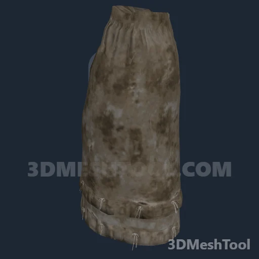 CLOTHING_ITEM_F_SKIRT_000: foto do modelo no RedM (RDR2)