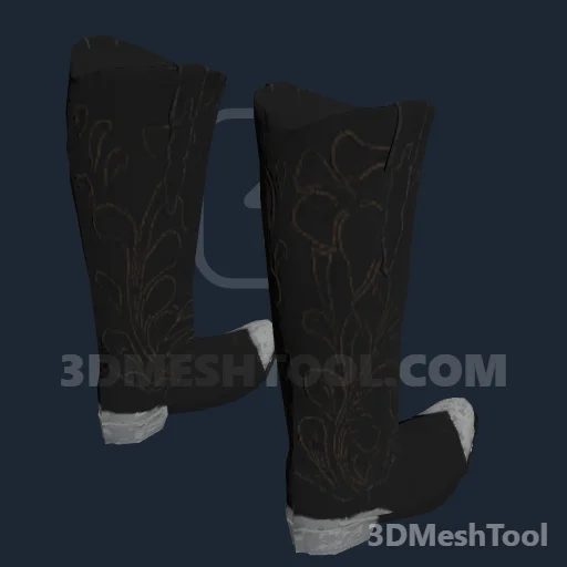 CLOTHING_ITEM_F_SONY_BOOTS_000: foto do modelo no RedM (RDR2)