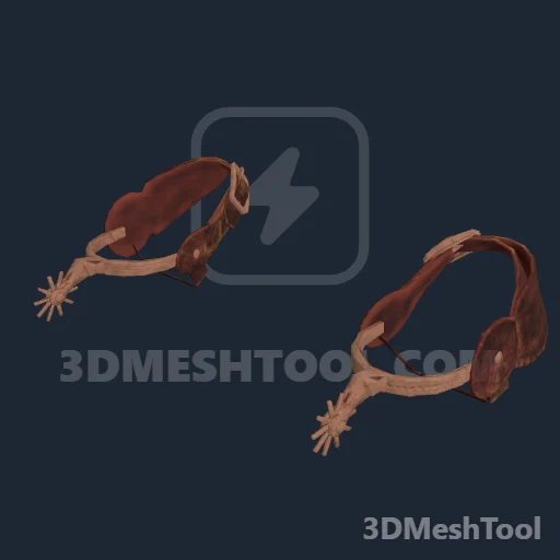 CLOTHING_ITEM_F_SPURS_001: foto do modelo no RedM (RDR2)