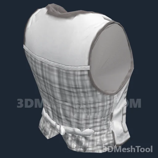 CLOTHING_ITEM_F_VEST_016: foto do modelo no RedM (RDR2)
