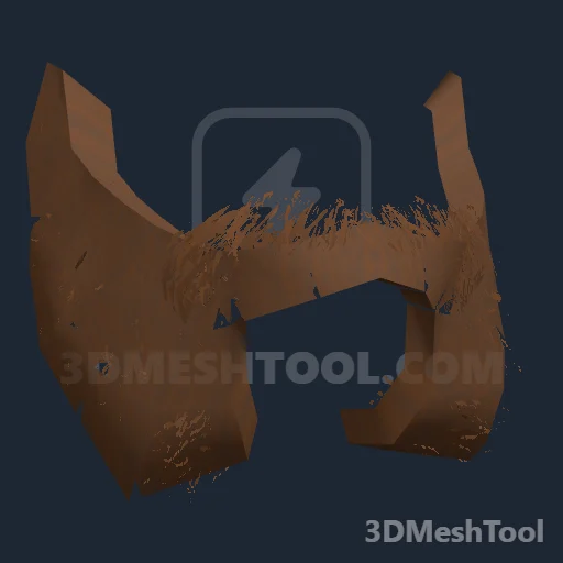 CLOTHING_ITEM_M_BEARD_010_DARK_GINGER: foto do modelo no RedM (RDR2)