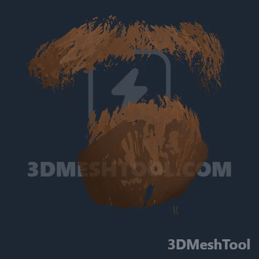 CLOTHING_ITEM_M_BEARD_015_DARK_GINGER: foto do modelo no RedM (RDR2)