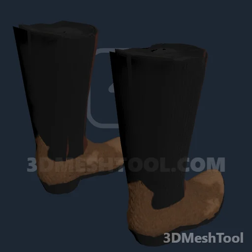 CLOTHING_ITEM_M_BOOTS_021: foto do modelo no RedM (RDR2)