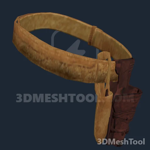CLOTHING_ITEM_M_GUNBELT_001: foto do modelo no RedM (RDR2)