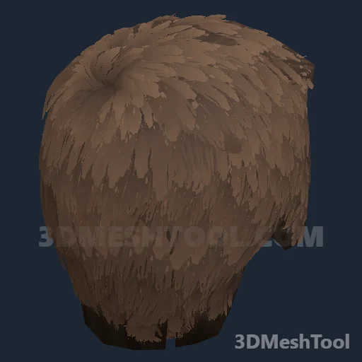 CLOTHING_ITEM_M_HAIR_007_BROWN: foto do modelo no RedM (RDR2)