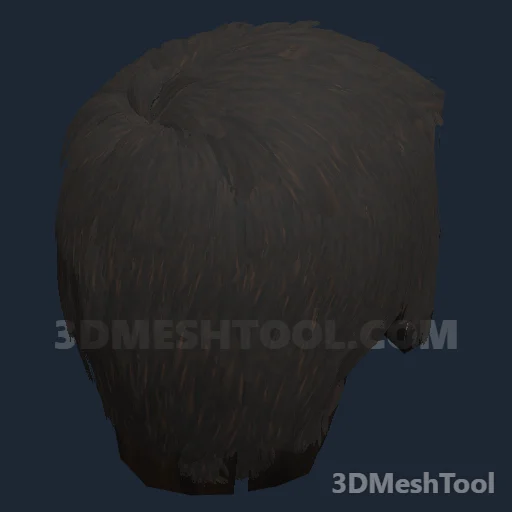 CLOTHING_ITEM_M_HAIR_007_DARKEST_BROWN: foto do modelo no RedM (RDR2)