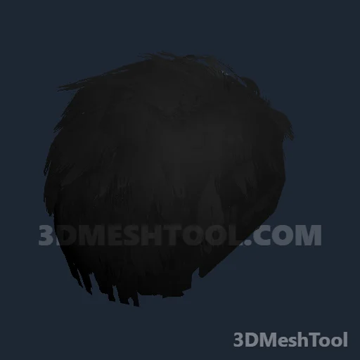 CLOTHING_ITEM_M_HAIR_009_JET_BLACK: foto do modelo no RedM (RDR2)
