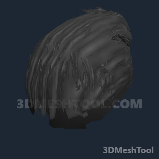 CLOTHING_ITEM_M_HAIR_014_DARK_GREY: foto do modelo no RedM (RDR2)