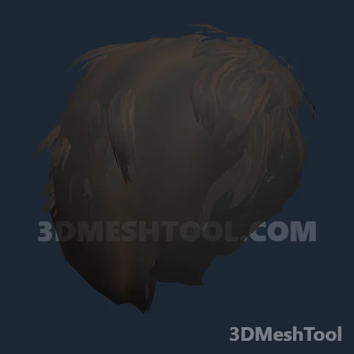 CLOTHING_ITEM_M_HAIR_018_DARKEST_BROWN: foto do modelo no RedM (RDR2)