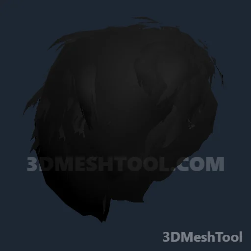 CLOTHING_ITEM_M_HAIR_018_JET_BLACK: foto do modelo no RedM (RDR2)