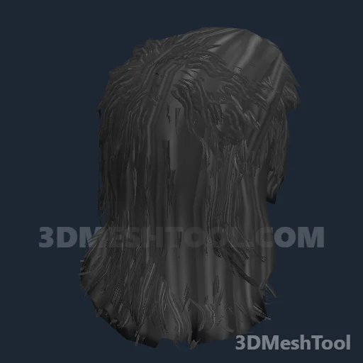 CLOTHING_ITEM_M_HAIR_302_DARK_GREY: foto do modelo no RedM (RDR2)