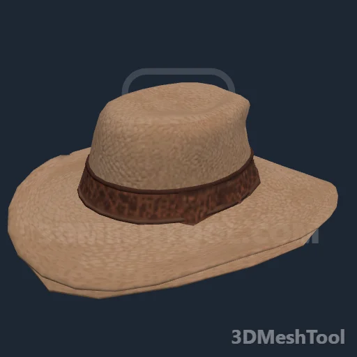 CLOTHING_ITEM_M_HAT_041: foto do modelo no RedM (RDR2)