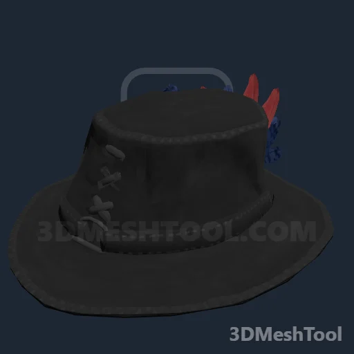CLOTHING_ITEM_M_HAT_210: foto do modelo no RedM (RDR2)