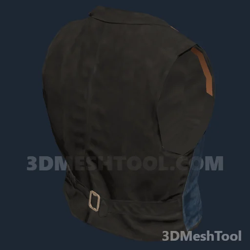 CLOTHING_ITEM_M_VAQUERO_VEST_000: foto do modelo no RedM (RDR2)