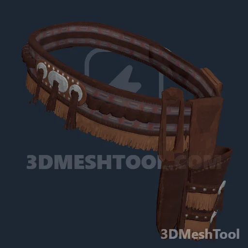 CLOTHING_M_R3_GUNBELT_000: foto do modelo no RedM (RDR2)